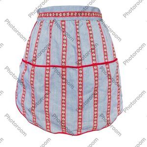 52” Apron Vintage Cottagecore MCM Floral Foraging & Kitchen
